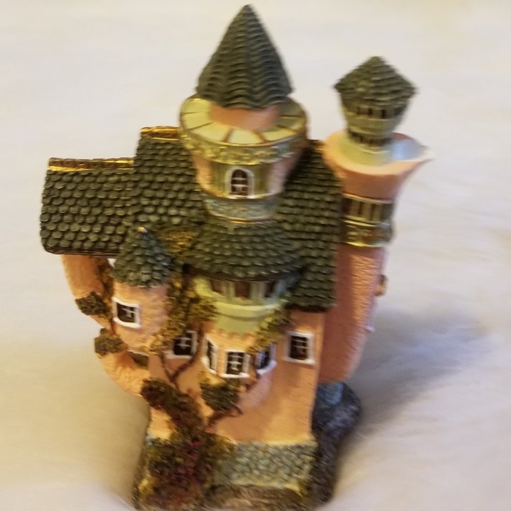 Resin Teapot 4 Story House Vintage - Picture 5 of 7